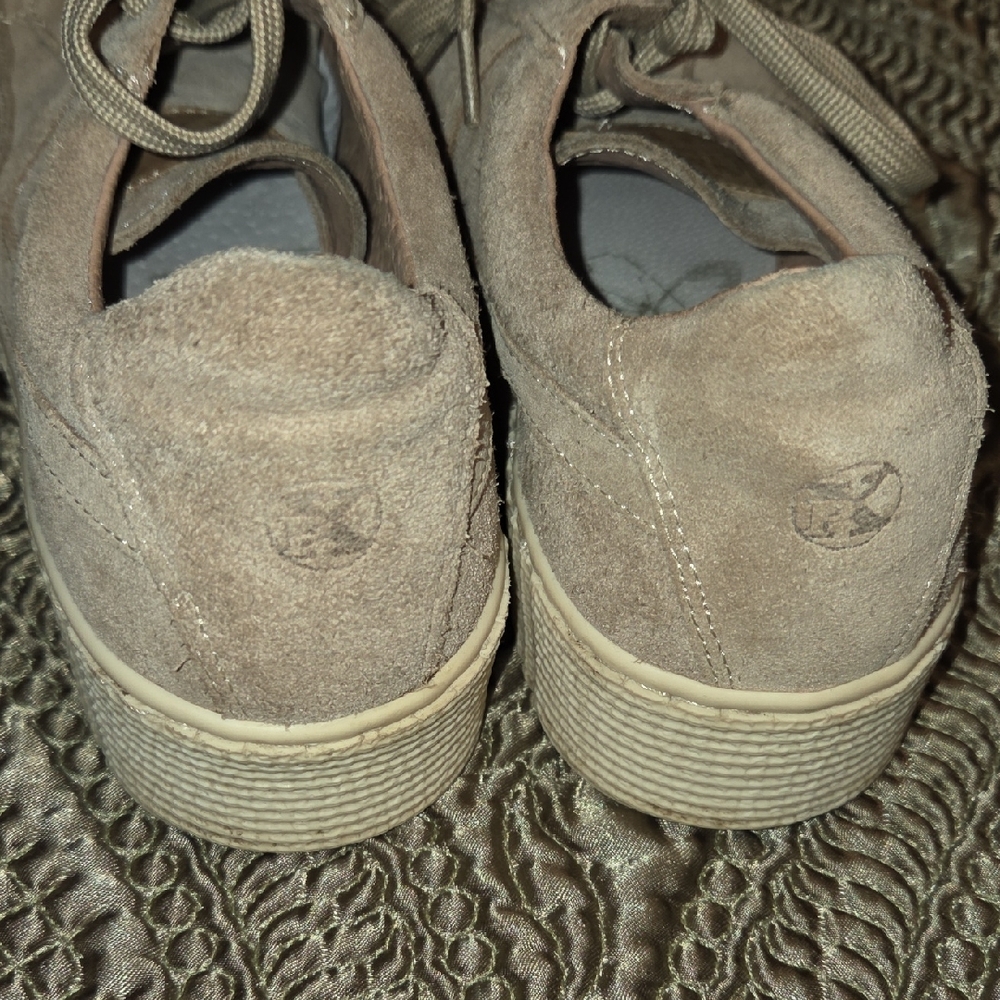 Women's Tan Sneakers - Picture 3 of 6
